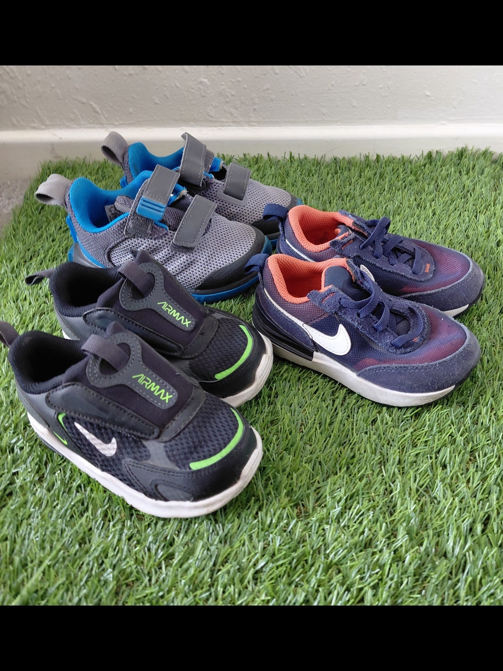 Set Of 3 Nike And Adidas Kids Mixed Pack Sneakers